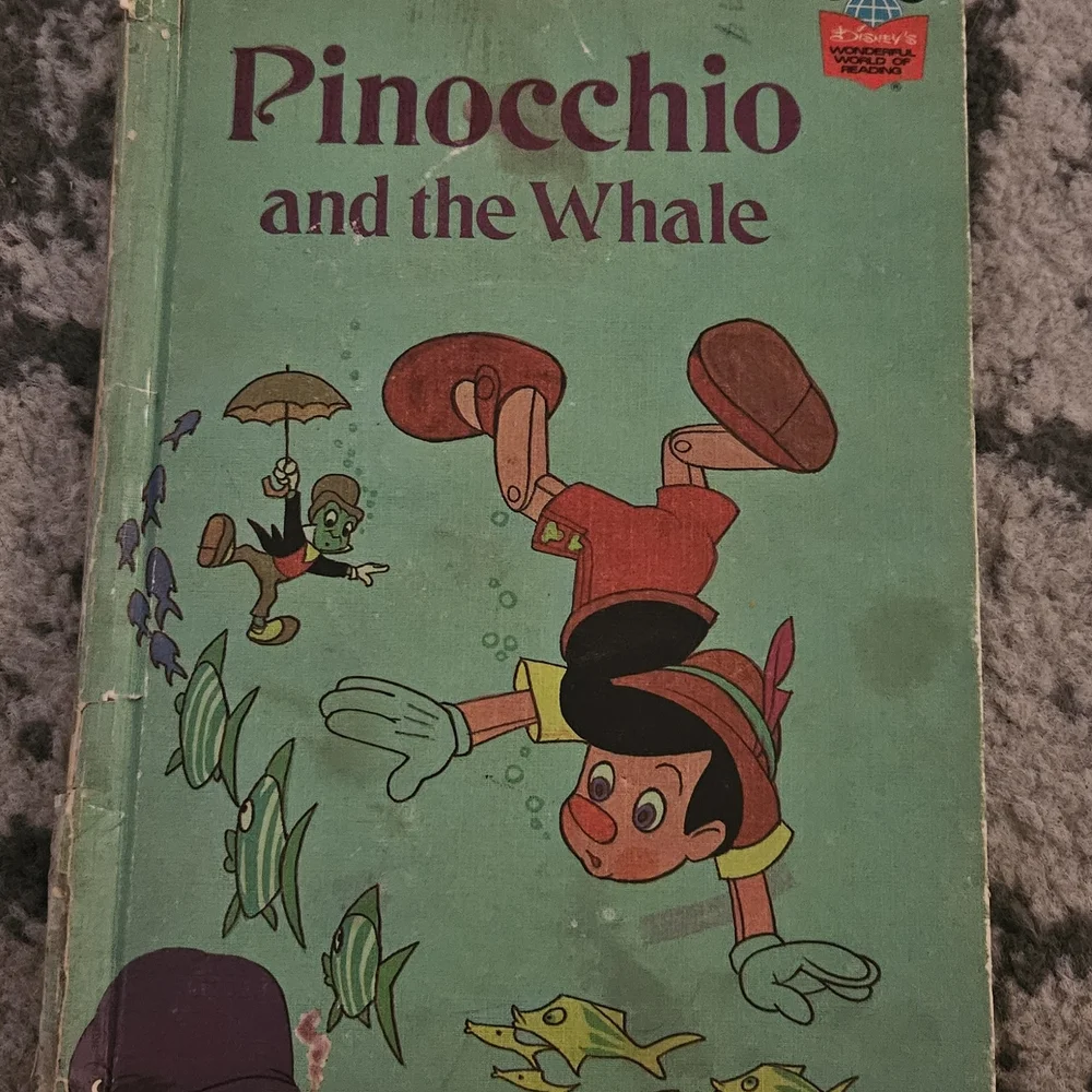 Vintage 1960s Disney Pinocchio And‎ Donald Duck Books 3 Piece